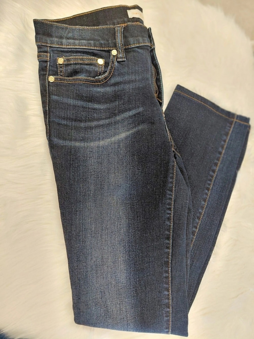 Tory Burch Super Skinny Jean Skinny Jeans in Blue Waist 28 Like New